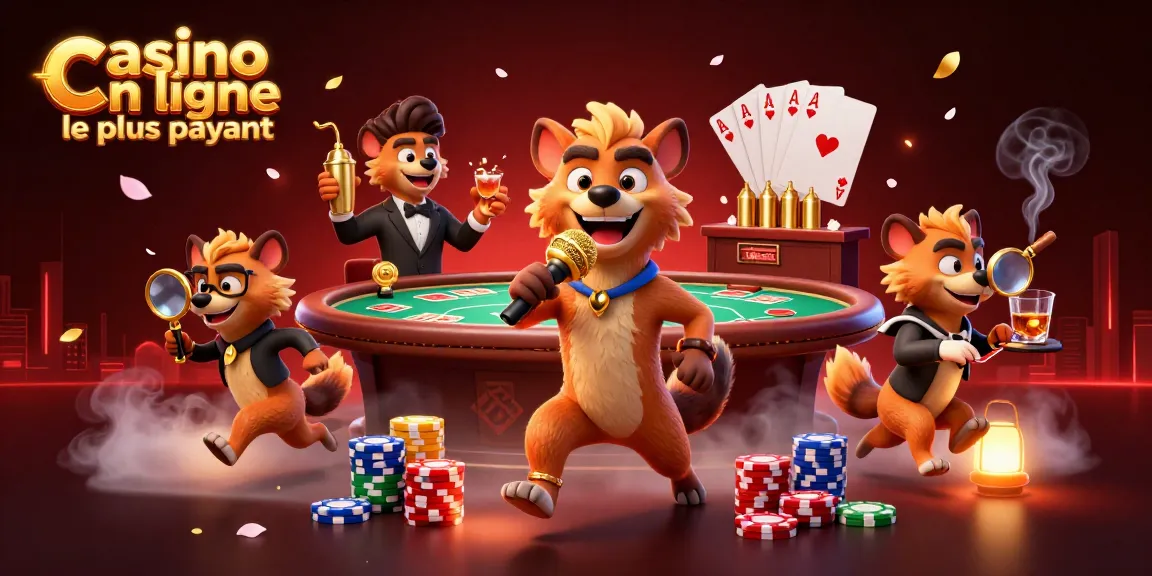 Un stand-up dans un club de casino amusant, mettant en avant le casino en ligne le plus payant.